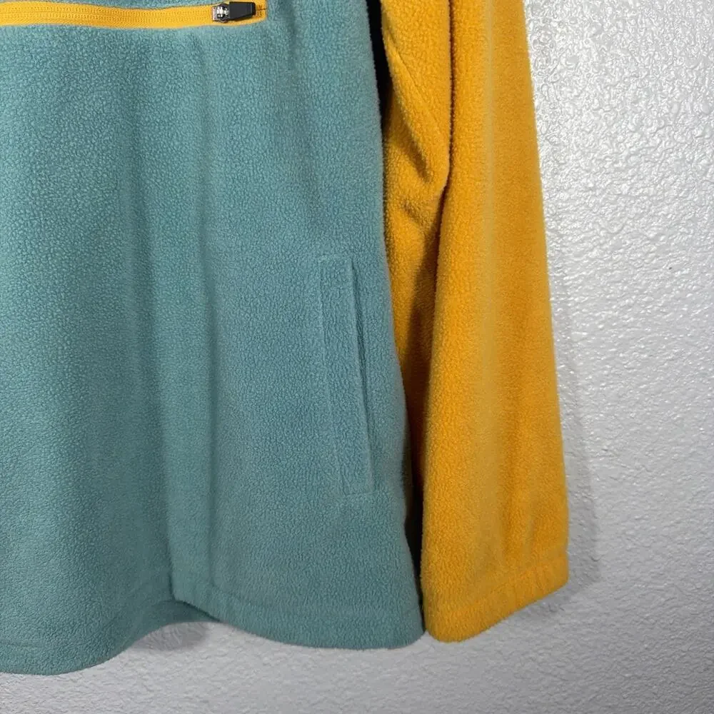 Massive Outdoor Colorblock Fleece Hooded Pullover Mens Size Large